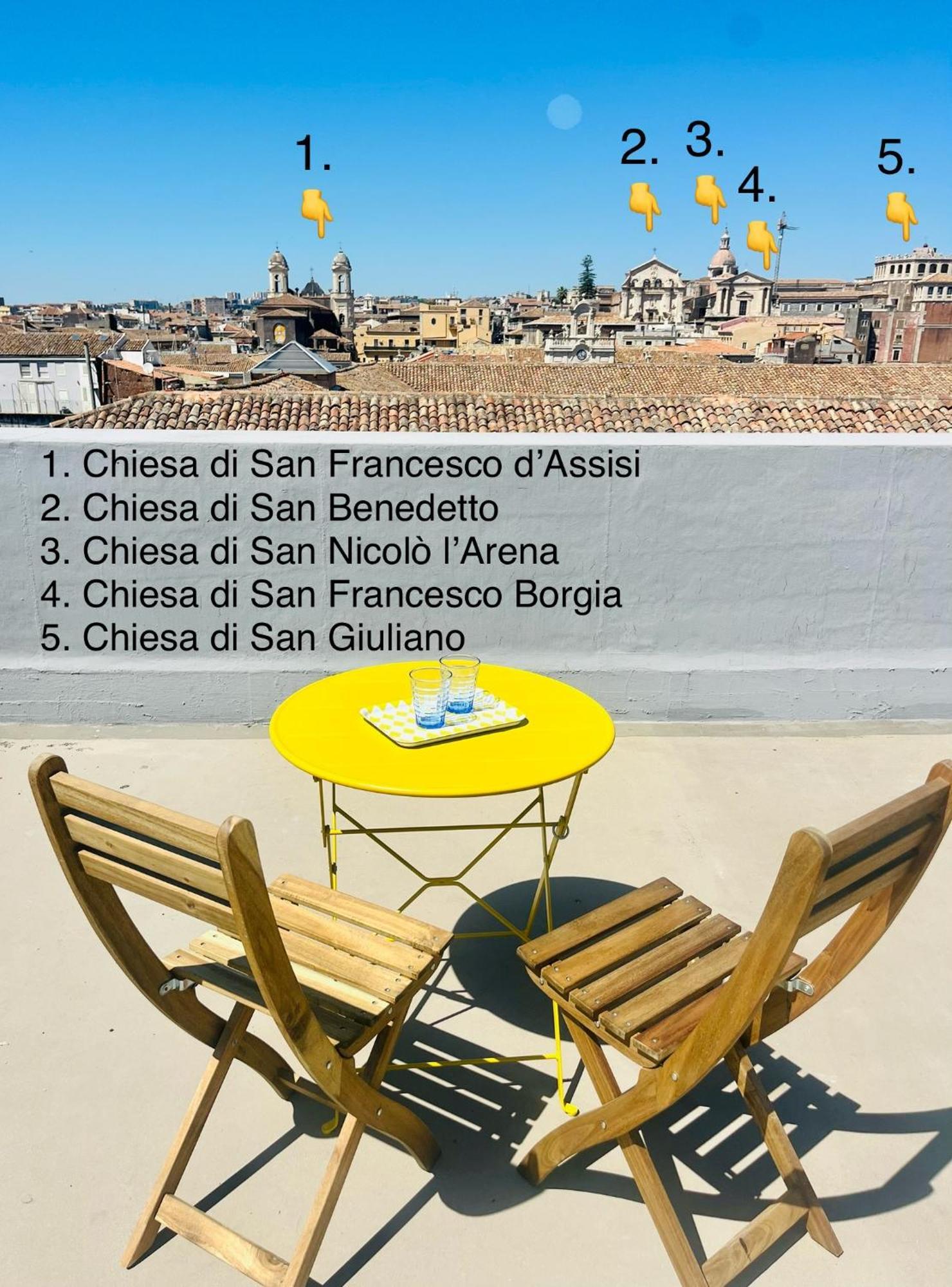 דירות קטאניה La Terrazza Di Sant'Agata מראה חיצוני תמונה